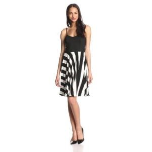 Trina Turk Briana Dress | Black & White | Sz Lg